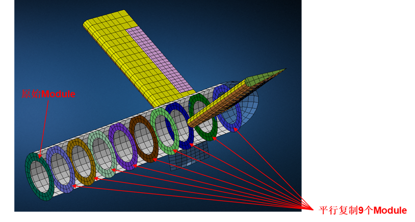 设计仿真 | MSC Nastran Modules助力大规模装配结构提高建模效率的图7